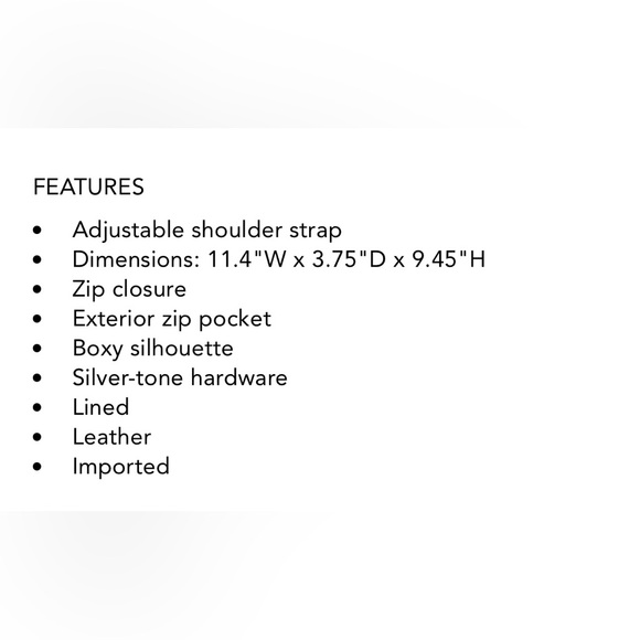 ALLSAINTS Captain Storm Black Color Leather Square Crossbody Bag - Picture 9 of 9